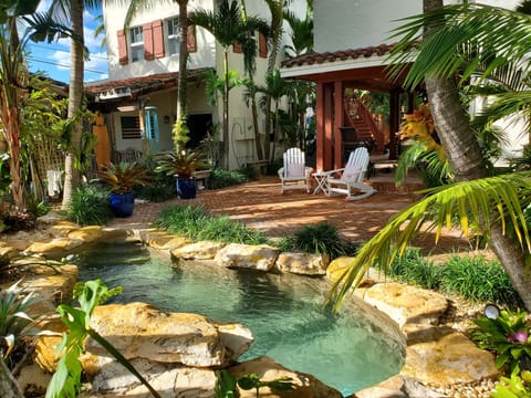 Pool and Common Area at Entrance