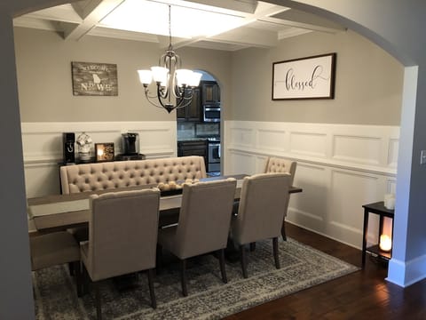 opposite view formal dining room