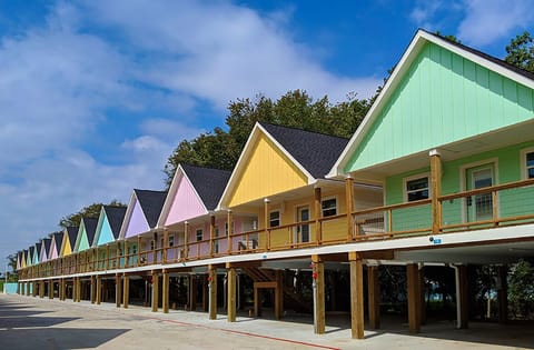 Outside view of cabins
