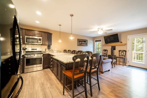 You'll enjoy our Smart TV and cozy fireplace!