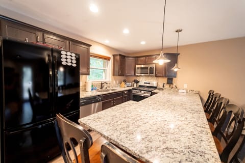 Friends and family can share memories of the day's adventures in our open plan kitchen/living room