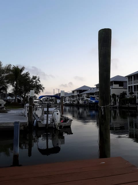 Canal view from dock