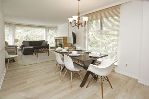 Open concept Living space. View from Kitchen into the Dining room & Living Room 