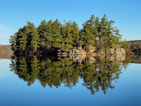 The view from the Island View Cottage dock.