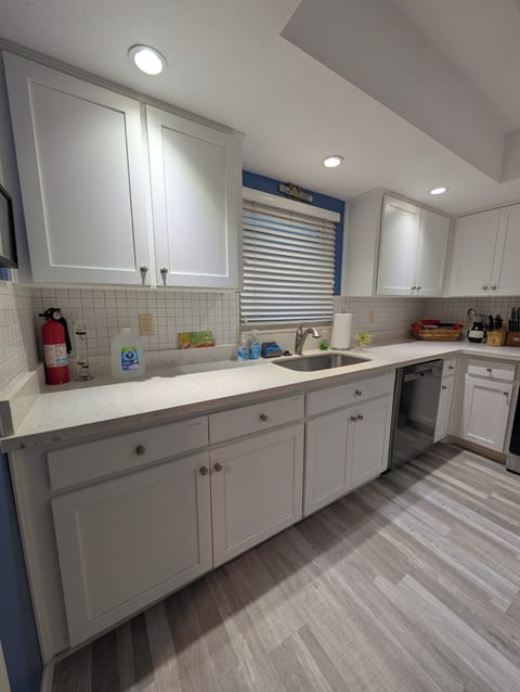 Cabinets filled with everything you need