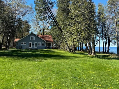Lawn side of cottage