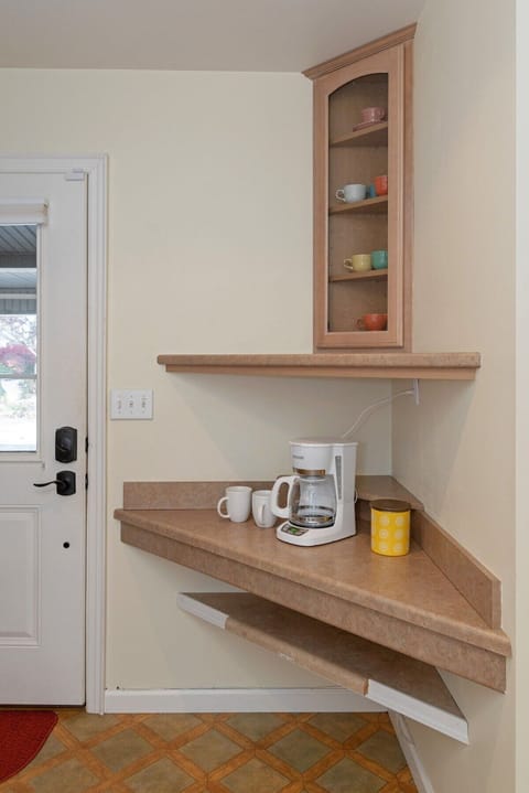 Coffee station in kitchen