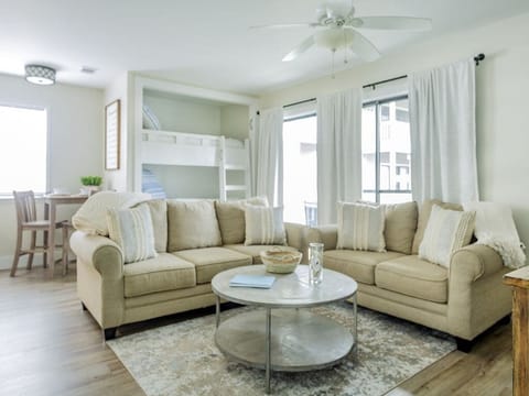 Remodeled new flooring, cabinets, counters appliances, bath,  & furnishings!