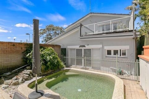 The house with pool