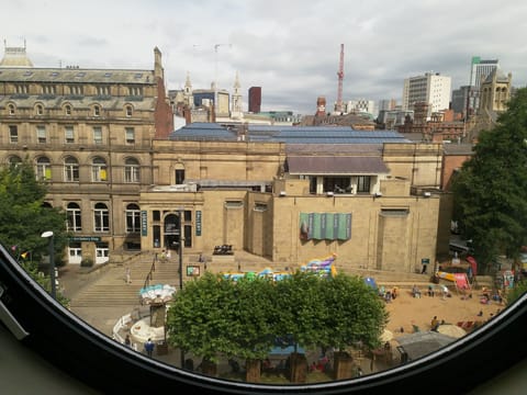 View of the Art Gallery and Henry Moore Institute (free entry)