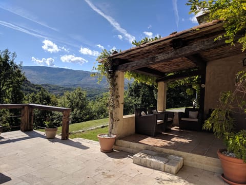 Terrace and porch area.