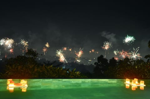 The View from the Longhouse on New Year's Eve!
