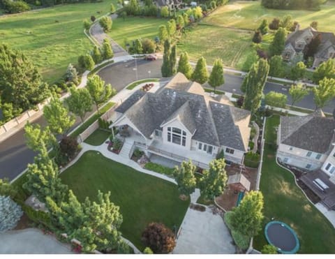 Aerial view backyard