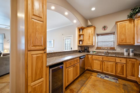 Ample counter space to prepare your home cooked meals!