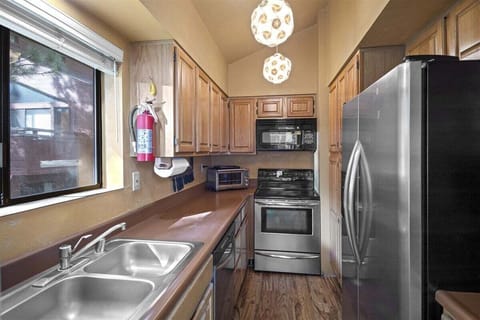 Nice kitchen with stainless steel appliances