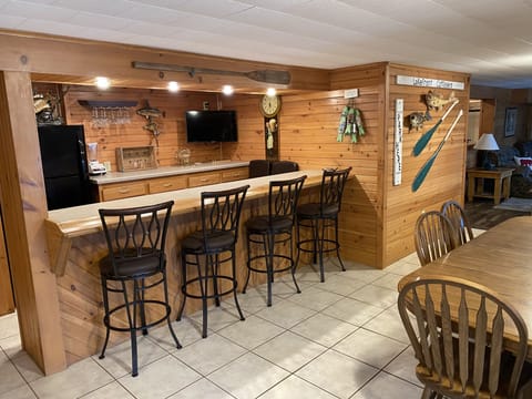 Basement bar (3 large fridges on-site.) 