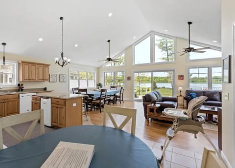 Wider/side view of the Hawk's Haven great room