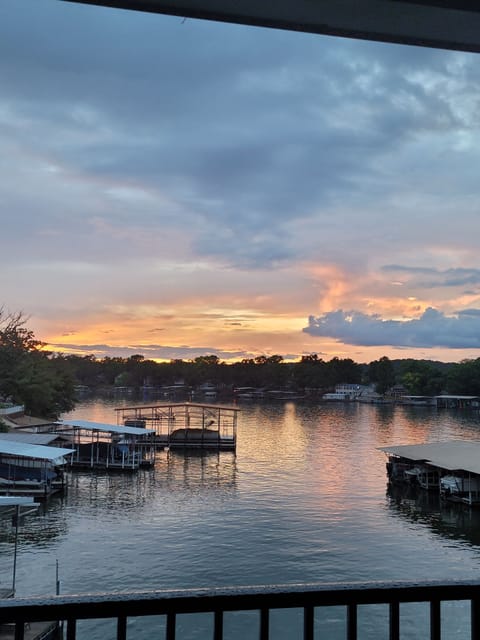 Sunset on our deck❤