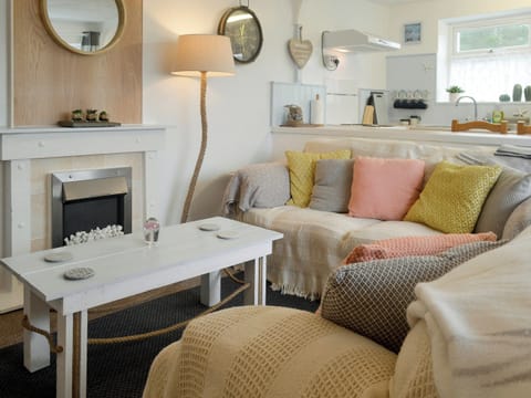 Comfortable seating within living area | The Loft - Ty Copr, Pen-y-Sarn, near Amlwch