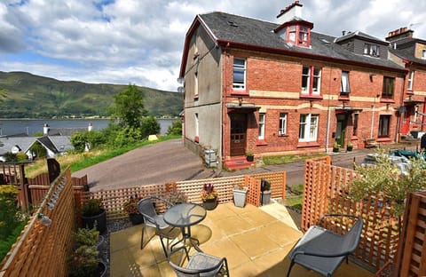 Patio and view to Loch Linnhe