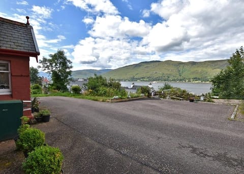 Parking space at rear of apartment