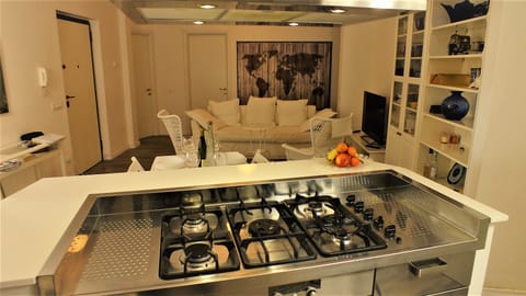 Living room and kitchen fully equipped