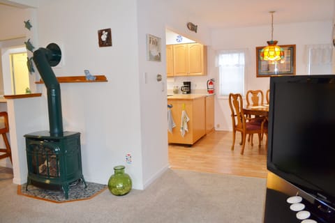Living Room into the Dining Room