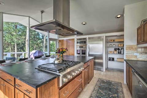 Fully Equipped Kitchen | Stainless Steel Hood Vent