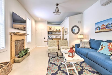 Living Room | Full Sleeper Sofa | Smart TV | Wall A/C Unit