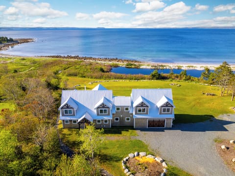 Beach front property. 