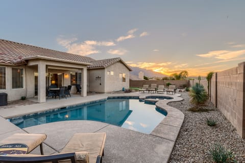 Pool may be heated for $300.00 per week.