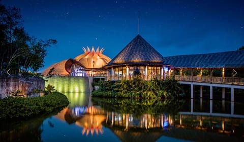 A beautiful view of the venue for the Cirque du Soleil JOYÀ  at the resort
