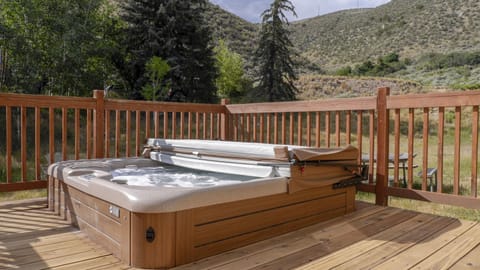 Relax in your private hot tub