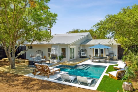Brand new heated pool!  Plenty of lounging options including in water loungers