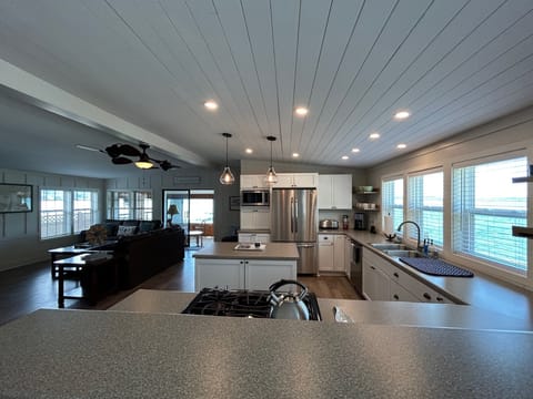 Kitchen - Kitchen with views of the open layout living room.
