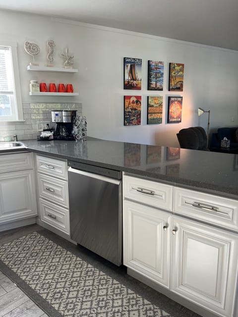 Full Kitchen opens up to the living and dining area.
