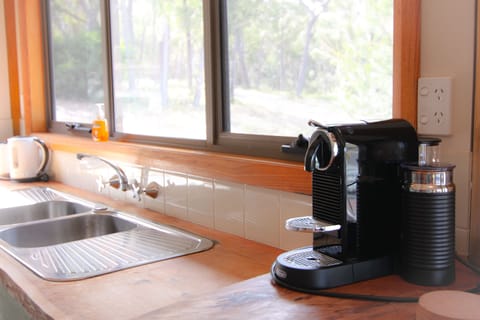 Nespresso coffee machine with pods