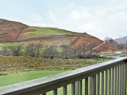 Incredible views from the balcony | Howegrain Lodge, Martindale, near Ullswater