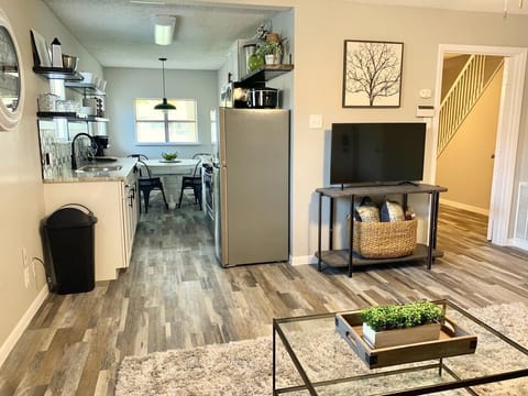 Living Room view into Kitchen