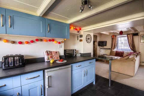 Kitchen and one of the lounges open plan 