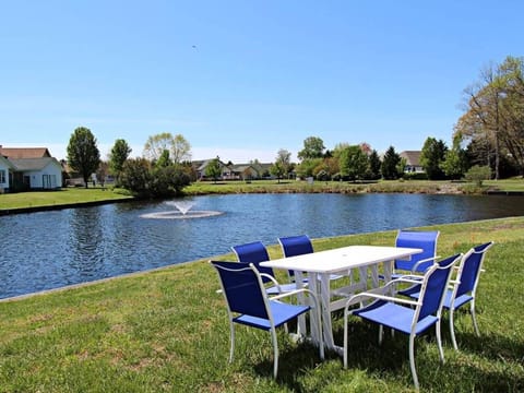 Patio Set and Gas Grill provided for outdoor dining.