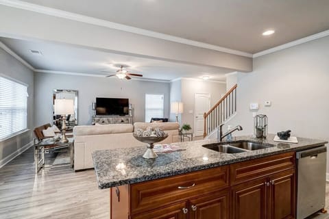 Open Kitchen and Living room