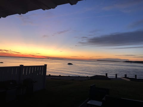 Sunrise from the back deck