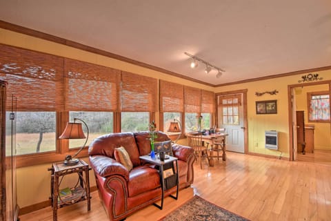 Brasstown Vacation Rental | Studio | 1BA | 600 Sq Ft | Stairs Required