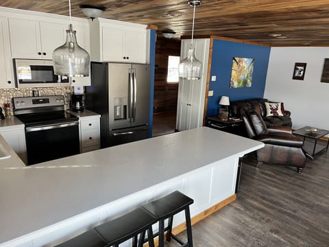 Fully stocked kitchen