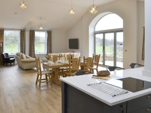 Light and airy open-plan living space | The Hemmel - Knoppingsholme Cottages, Tarset, near Bellingham