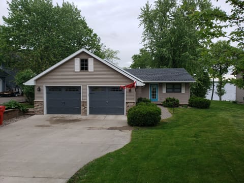 Garage not included, but all of the fruit on the property is! Rhubarb/raspberry!