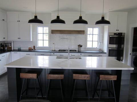 Kitchen with double oven