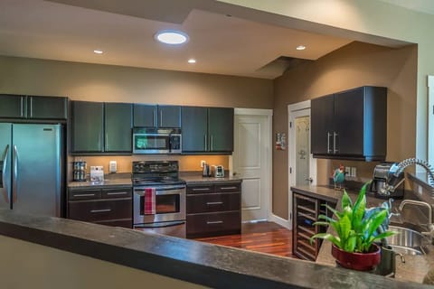 Fully stocked kitchen. All the comforts of home