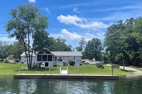 Back of house from the water